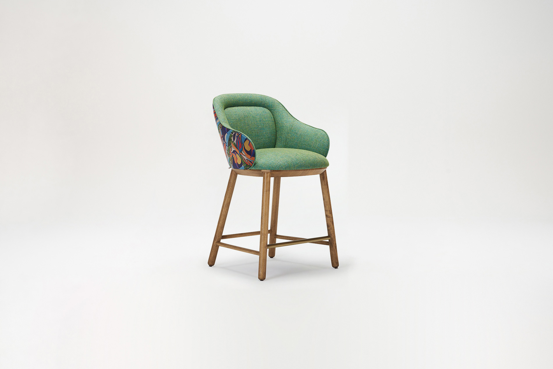 Ankara's bar stools continue this tale of serene elegance, a waltz spanning from history to the promising future.ANKARA ARMCHAIR BAR STOOL