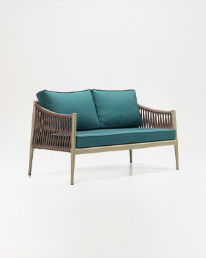 Branca Lounge - Double Sofa: Discover serenity in the Branca Lounge.BRANCA LOUNGE - DOUBLE SOFA