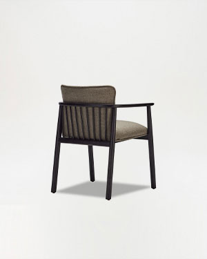 The Carolina Chair, crafted from premium ashwood, harmonizes with nature's elegance.CAROLINA ARMCHAIR