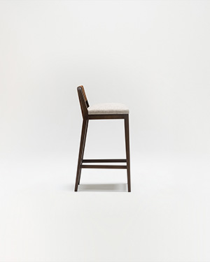 Woven with inspiration from fundamental sources.EATON BAR STOOL