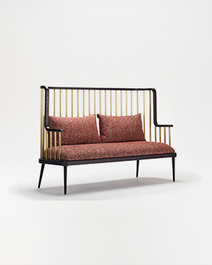 The Luna Booth, a sanctuary of style, redefines spaces with its unique charm. LUNA BENCH