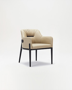 Elevate your dining experience with mika – where minimalism meets distinction.MIKA ARMCHAIR