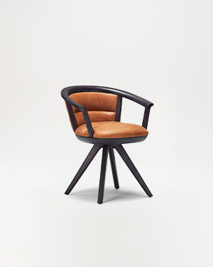 It speaks a universal language, telling its story through the purest form, creating a unique blend that captivates and inspires.ORVI ARMCHAIR