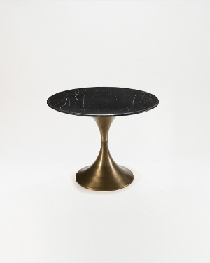 The Pasaro Table is a marriage of industrial chic and opulence.PASARO TABLE