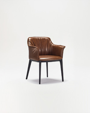 Tero Chair reflects the modern touch of the collection inspired by Locanda.TERO ARMCHAIR