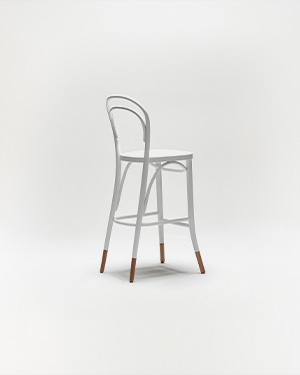 Presenting a chair that's not just furniture but a work of art for your living space.ZETA BAR STOOL