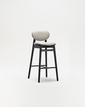 Its elegant design and natural material make it a charming addition to any bar or kitchen area, combining both style and durability.ZOE BAR STOOL 